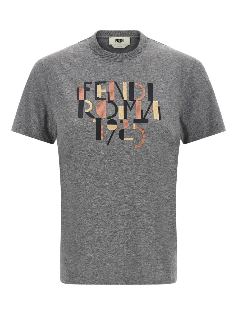 FENDI Roma 1925 T-shirt | Grey | Image 1