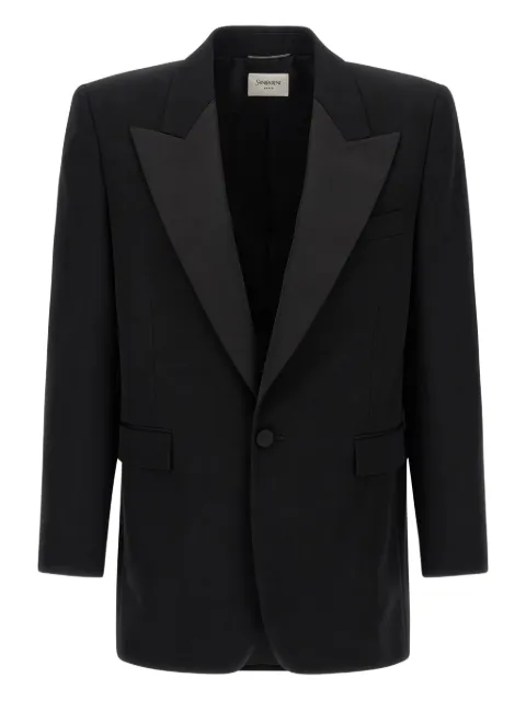 Saint Laurent peak-lapel single-breasted blazer