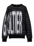 Jean Paul Gaultier striped sweater - Black