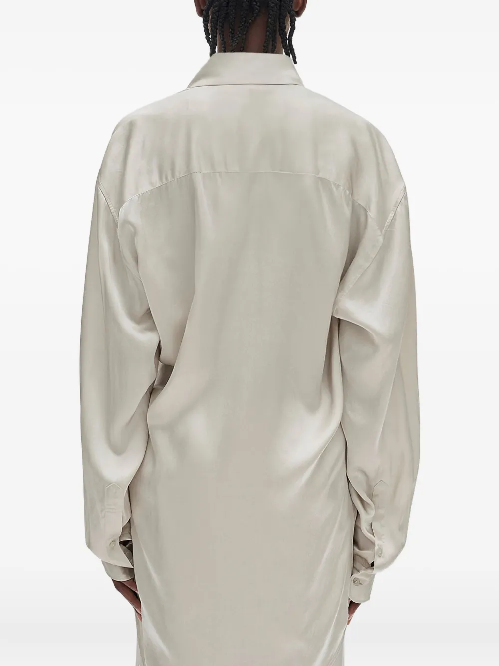 Ann Demeulemeester Elisabeth Long High Comfort Shirt In Neutral