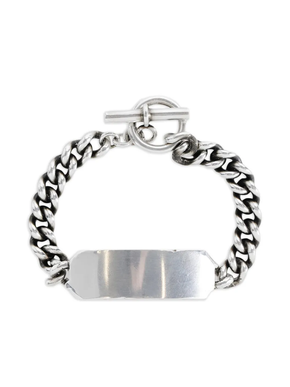 Ann Demeulemeester Kusta Quote chain bracelet | Silver | Image 1
