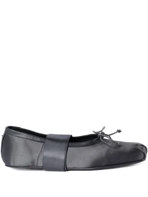 Ann Demeulemeester flats de satén