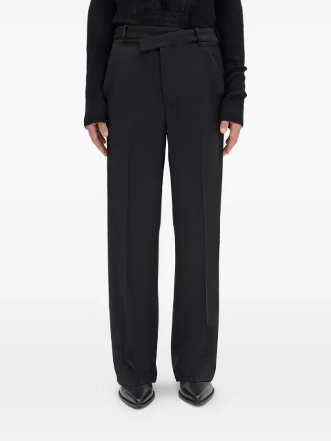 Ann Demeulemeester pantalones con diseño cruzado