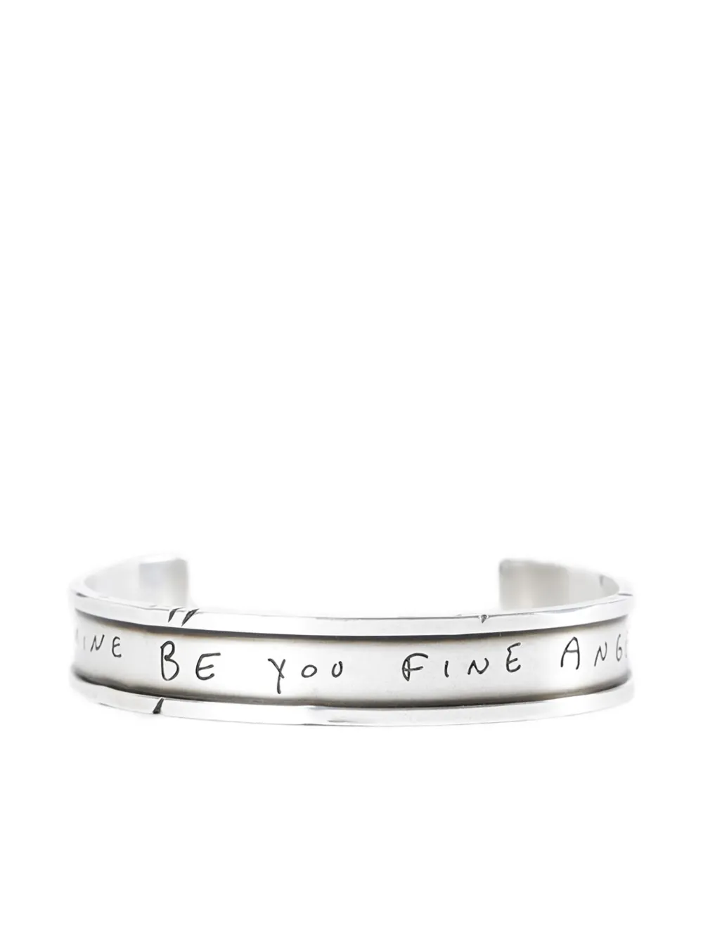 Ann Demeulemeester engraved silver bracelet | Silver | Image 1