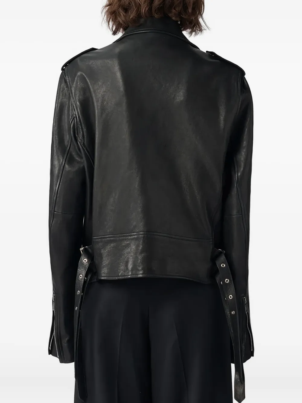 Ann Demeulemeester Anu Perfecto Jacket In Black