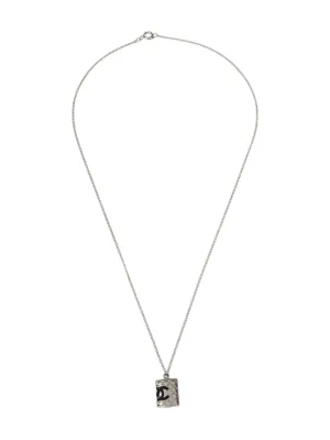CHANEL Pre-Owned 2007 ロゴペンダント ネックレス | シルバートーン