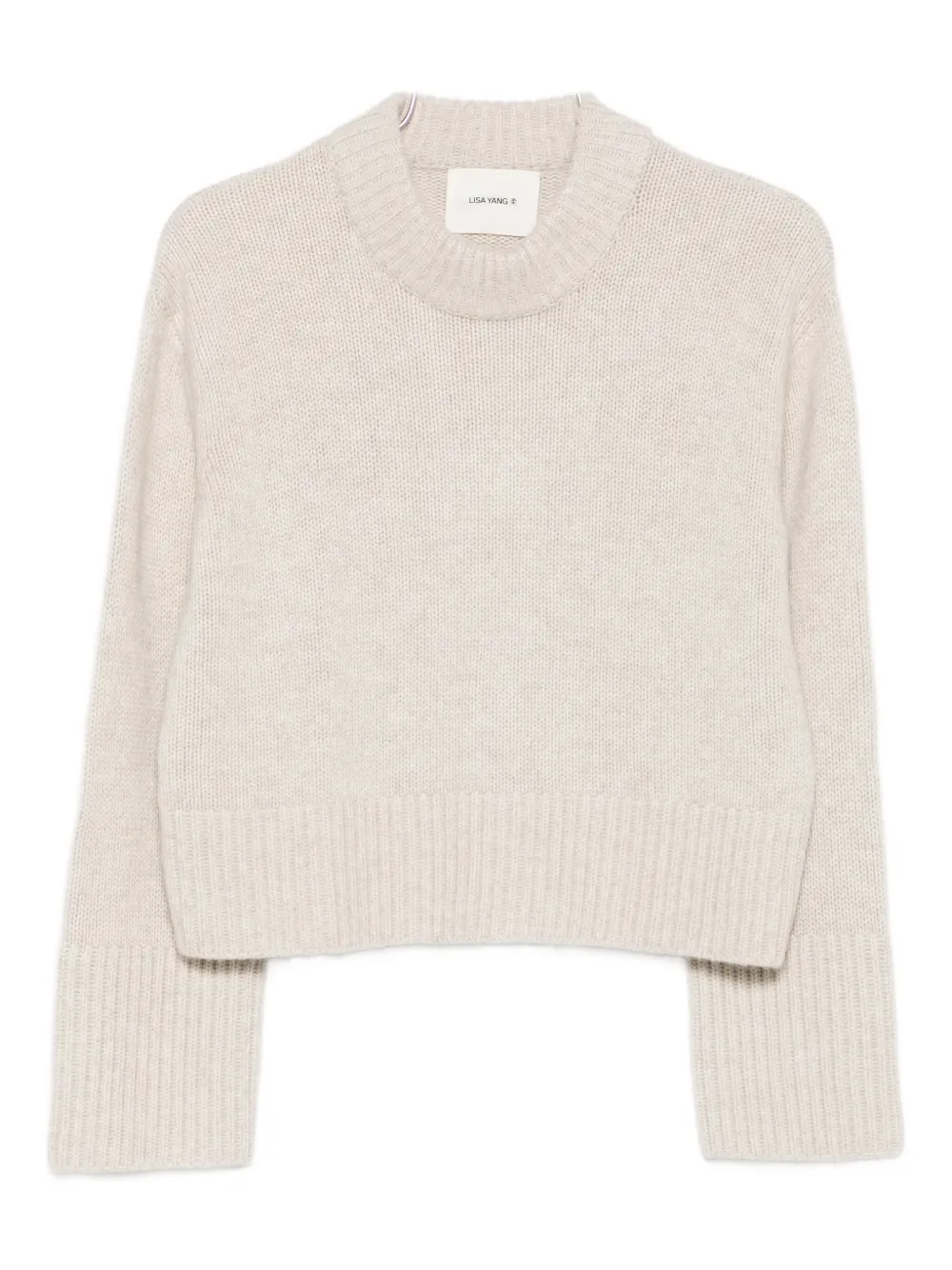 Lisa Yang Sony Ribbed Sweater In Neutral