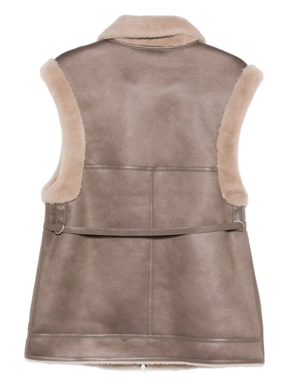 Urbancode fur-trimmed zip-front vest | Waistcoats & Gilets | Image 2