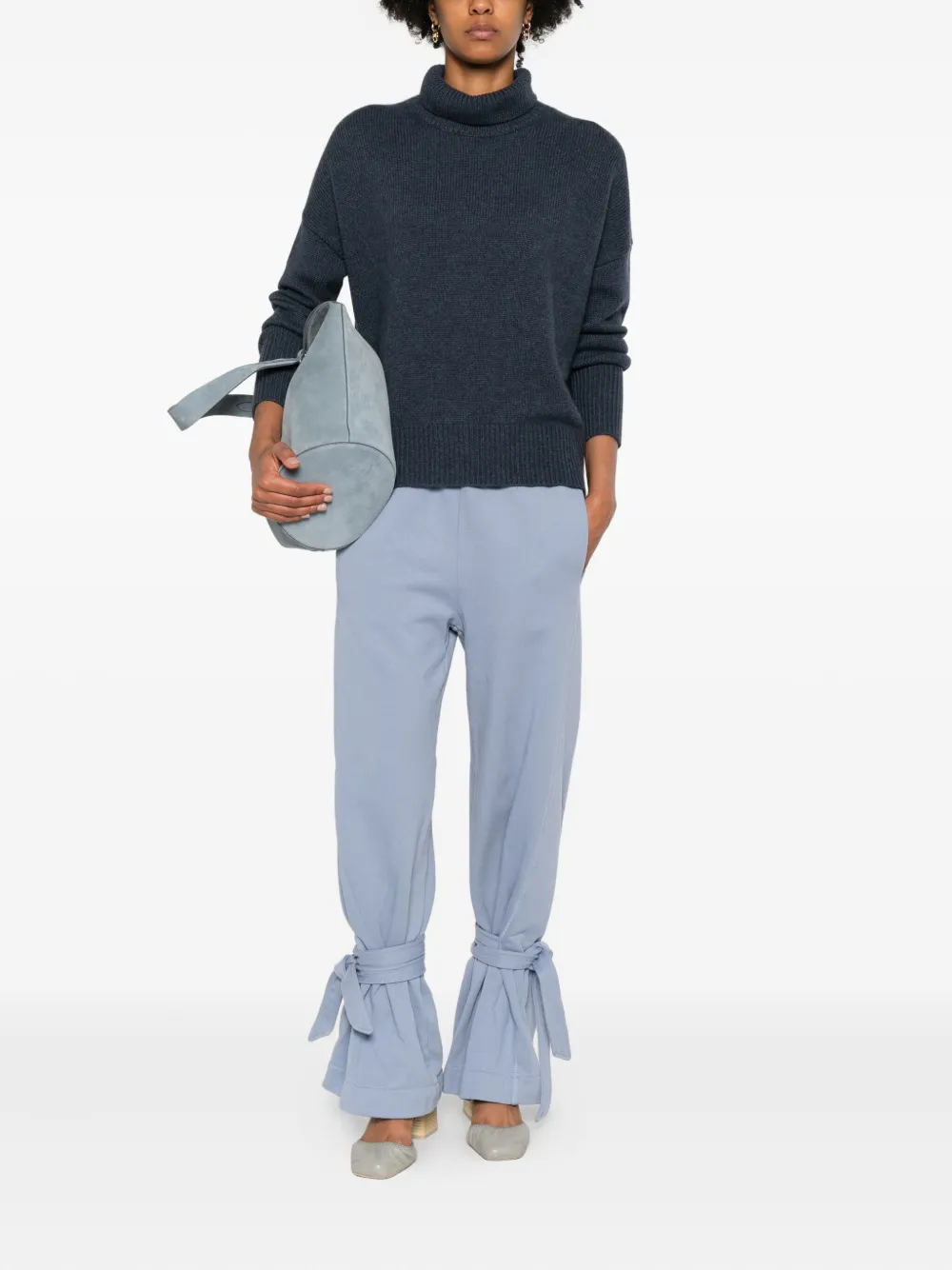 Lisa Yang Heidi Cashmere Sweater In Blue