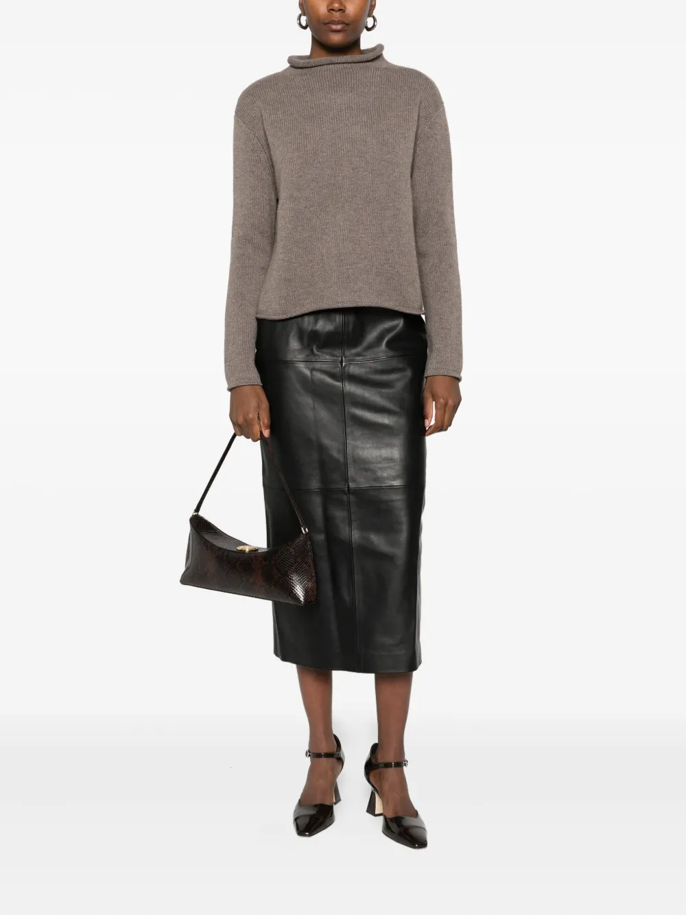 Lisa Yang Nelsie Cashmere Sweater In Gray