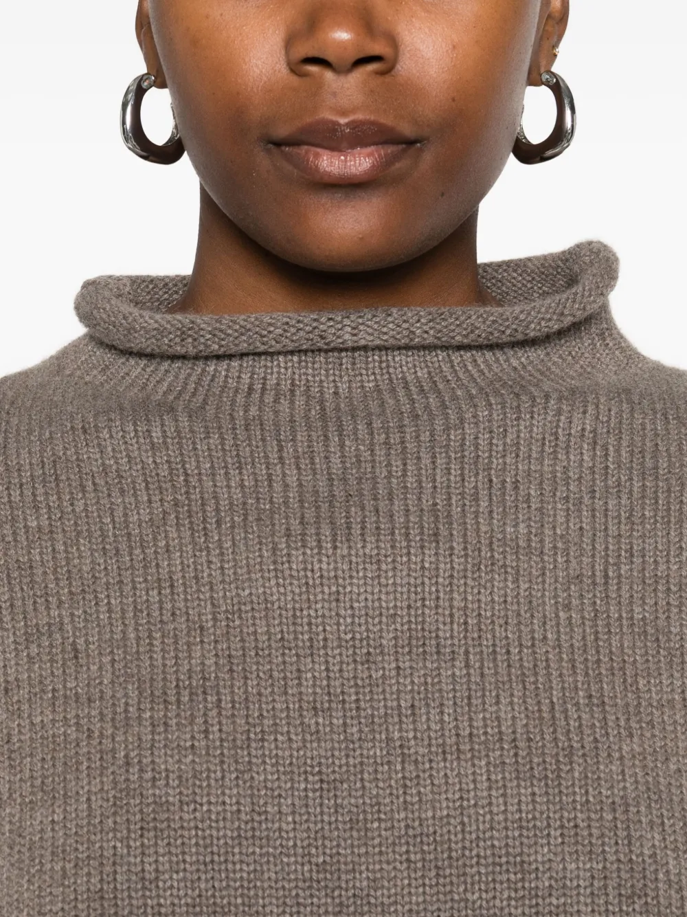 Lisa Yang Nelsie Cashmere Sweater In Gray
