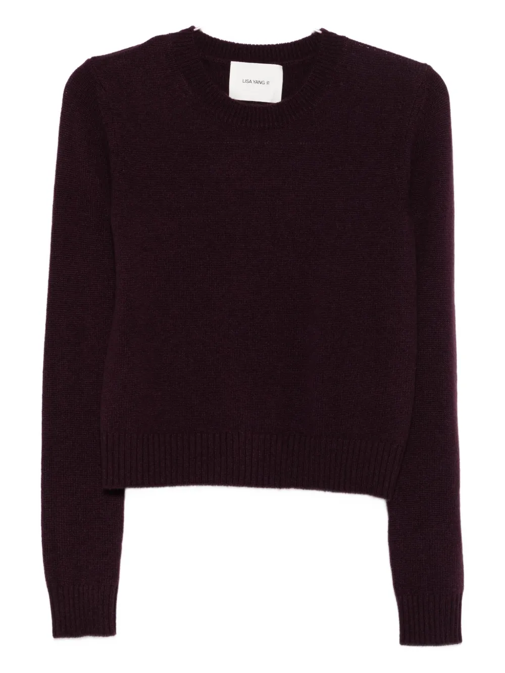 Lisa Yang Mable Cashmere Sweater In Burgundy