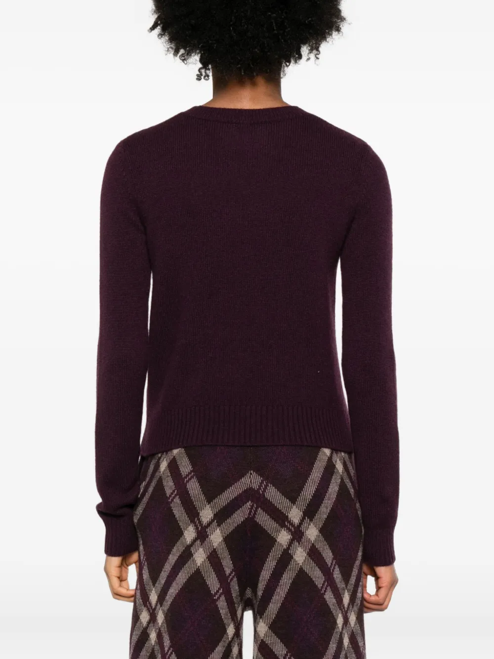 Lisa Yang Mable Cashmere Sweater In Burgundy