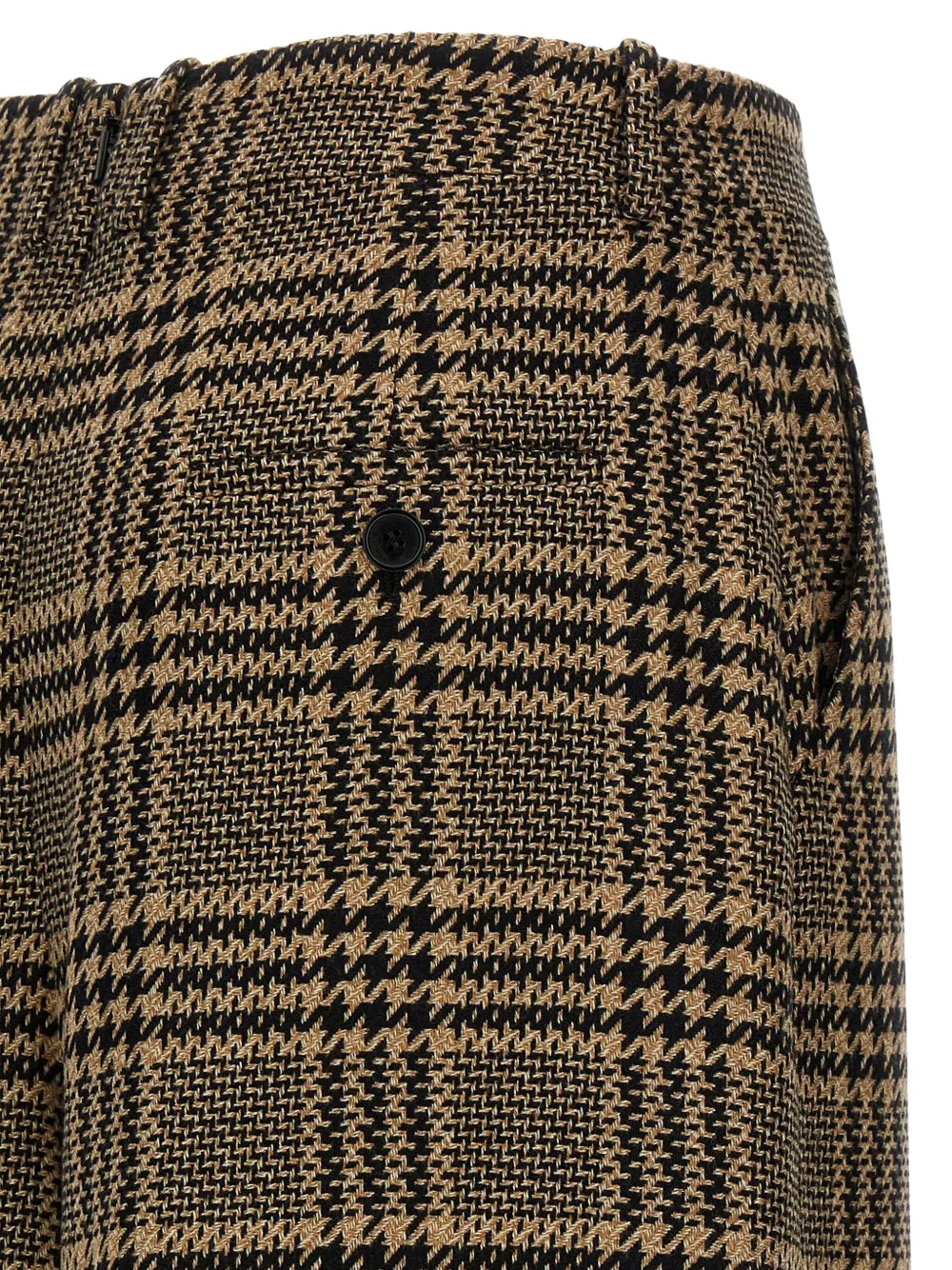 Saint Laurent Geruite broek Bruin
