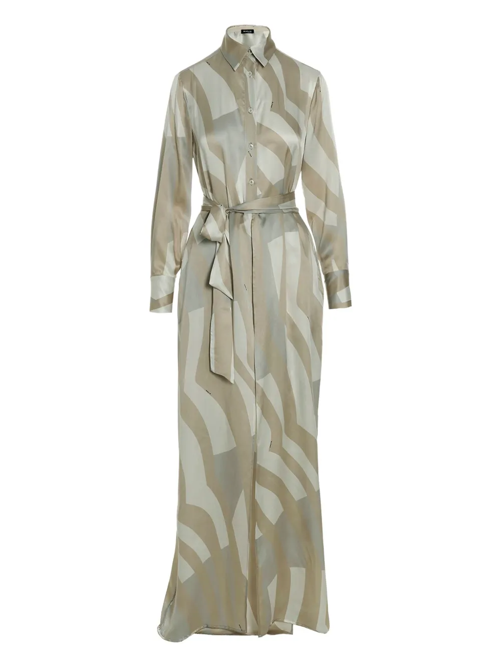 Kiton Blousejurk met abstracte print Beige