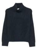 Lisa Yang ribbed turtleneck sweater - Blue