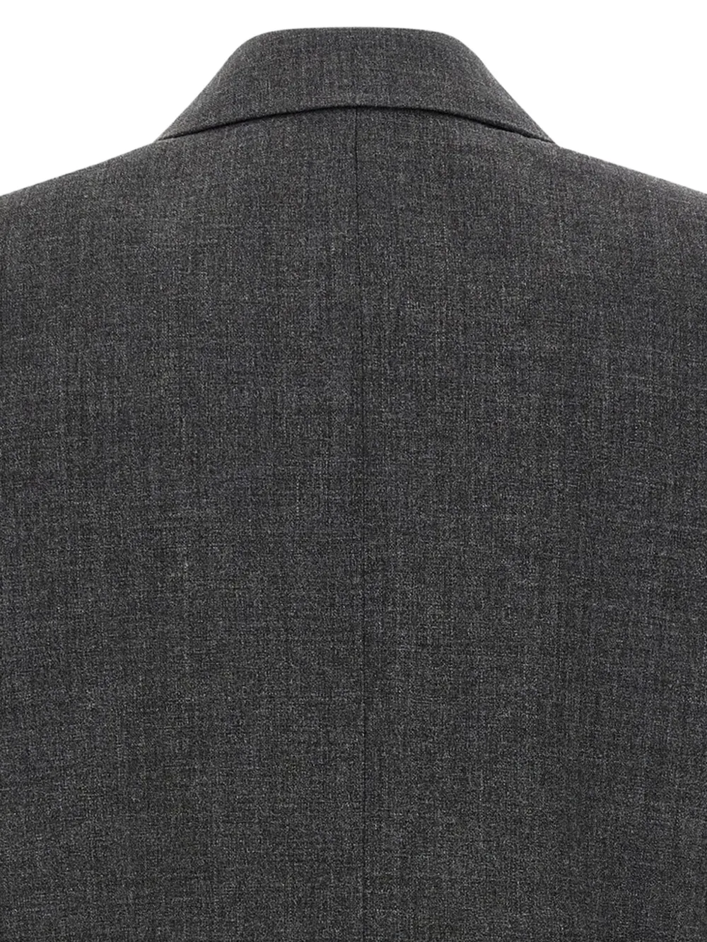 Saint Laurent double-breasted peak-lapel blazer Grijs