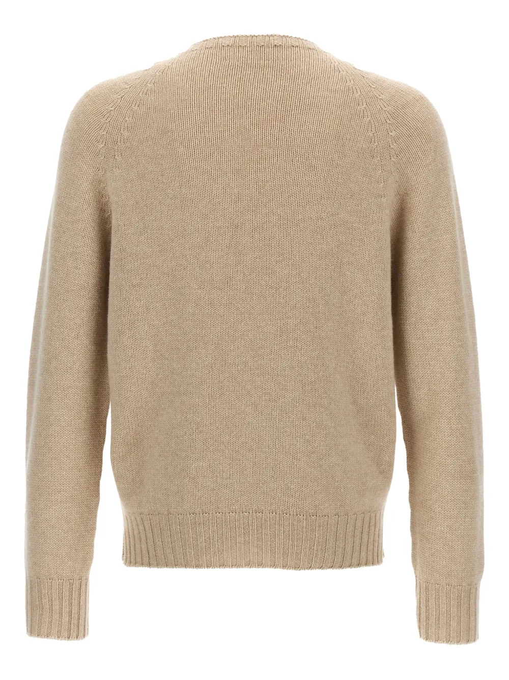 Ma'ry'ya Raglan-sleeve Wool Sweater In Neutral