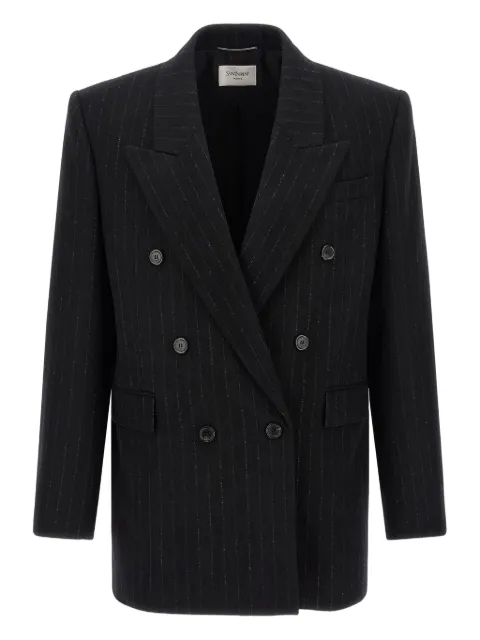 Saint Laurent pinstripe double-breasted blazer