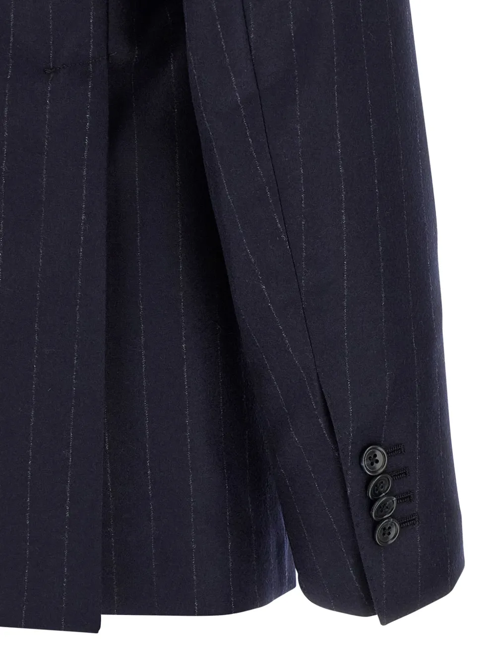 Tagliatore pinstripe-pattern wool suit Blauw