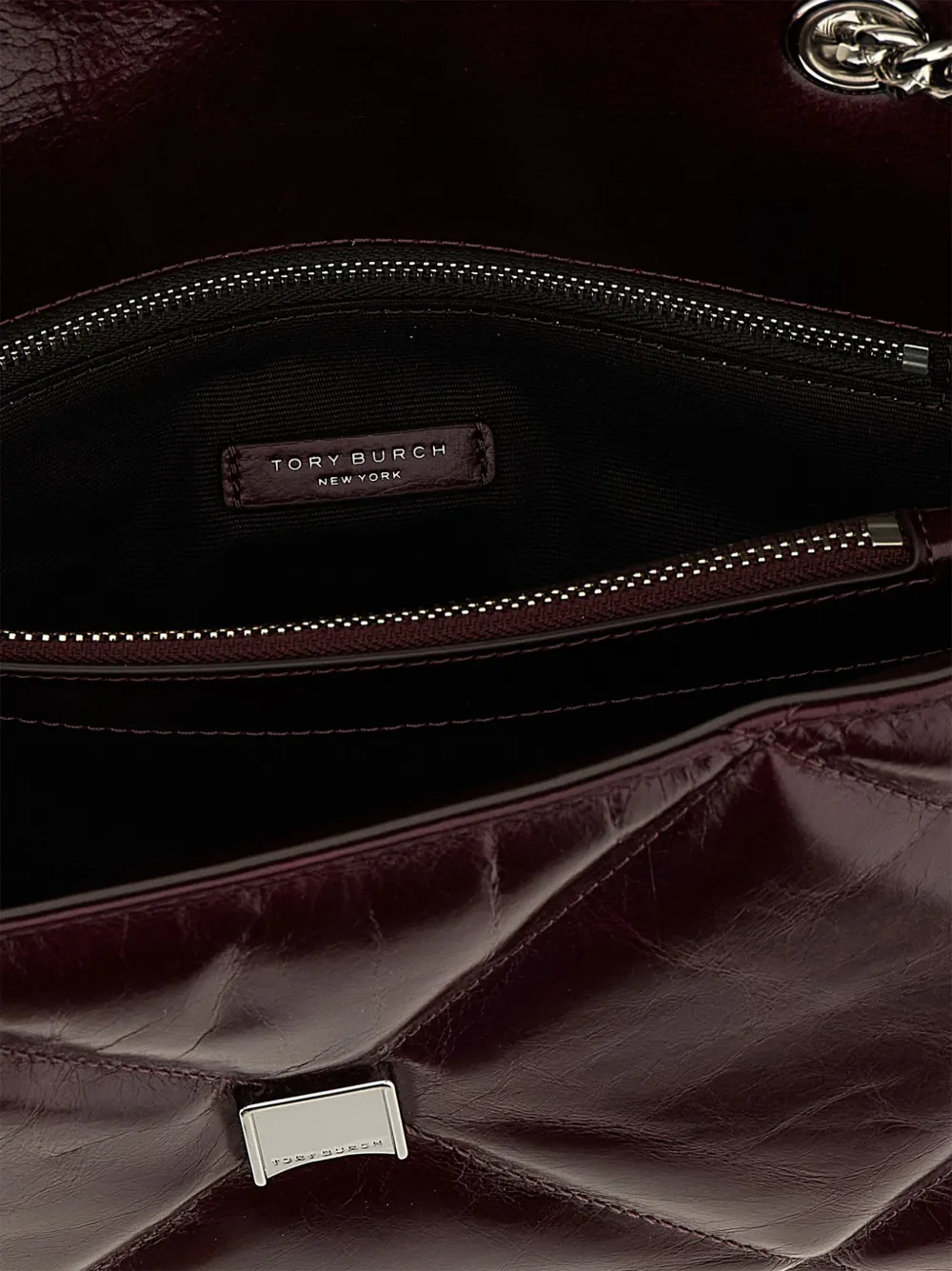 Tory Burch medium Kira diamond-quilted shoulder bag Rood
