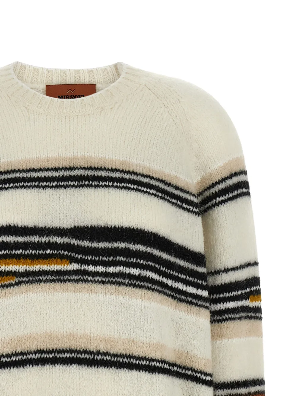 Missoni striped sweater Beige