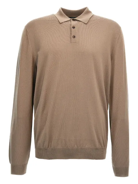 Zanone playera tipo polo manga larga