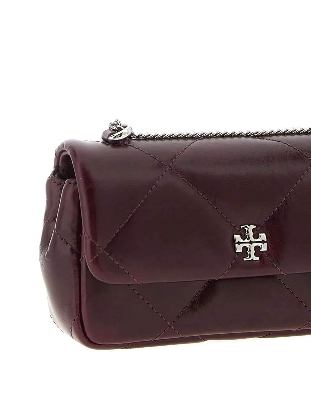 Tory Burch mini Kira Diamond cross body bag Rood