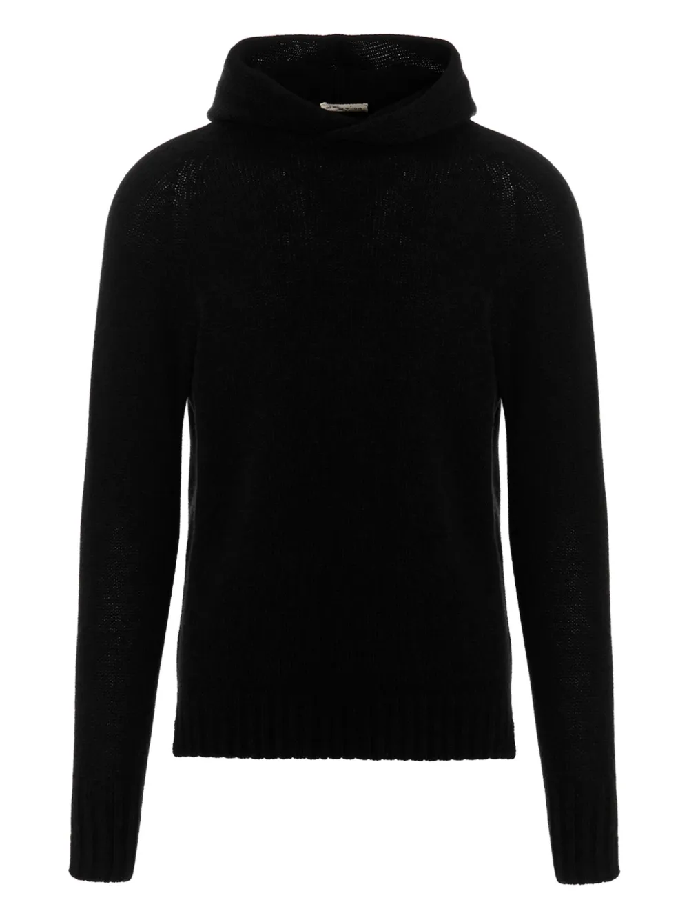 Ma'ry'ya hooded side-split sweater | Black | Image 1