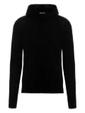 Ma'ry'ya hooded side-split sweater - Black