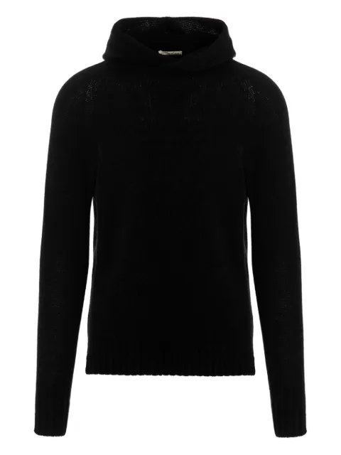 Ma'ry'ya hooded side-split sweater