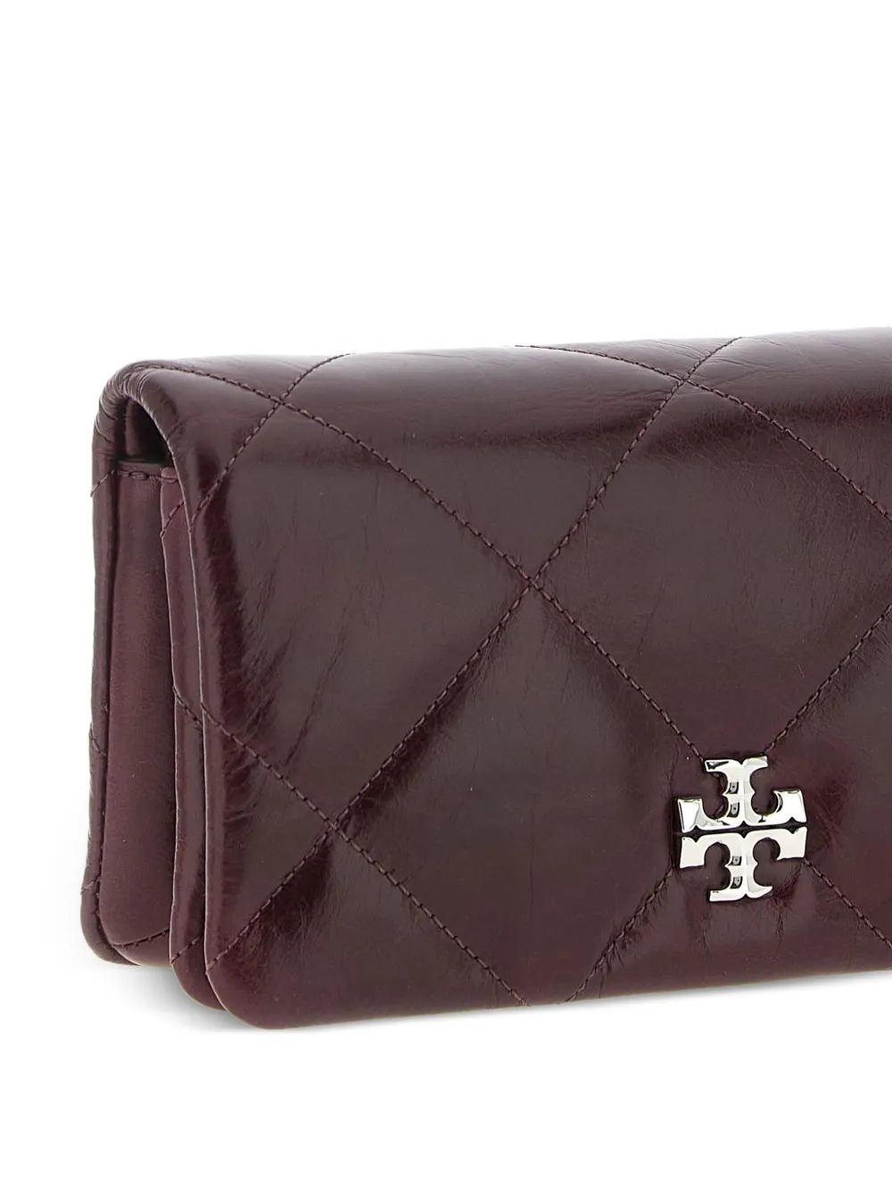 Tory Burch Kira Diamond leather cross body bag Rood