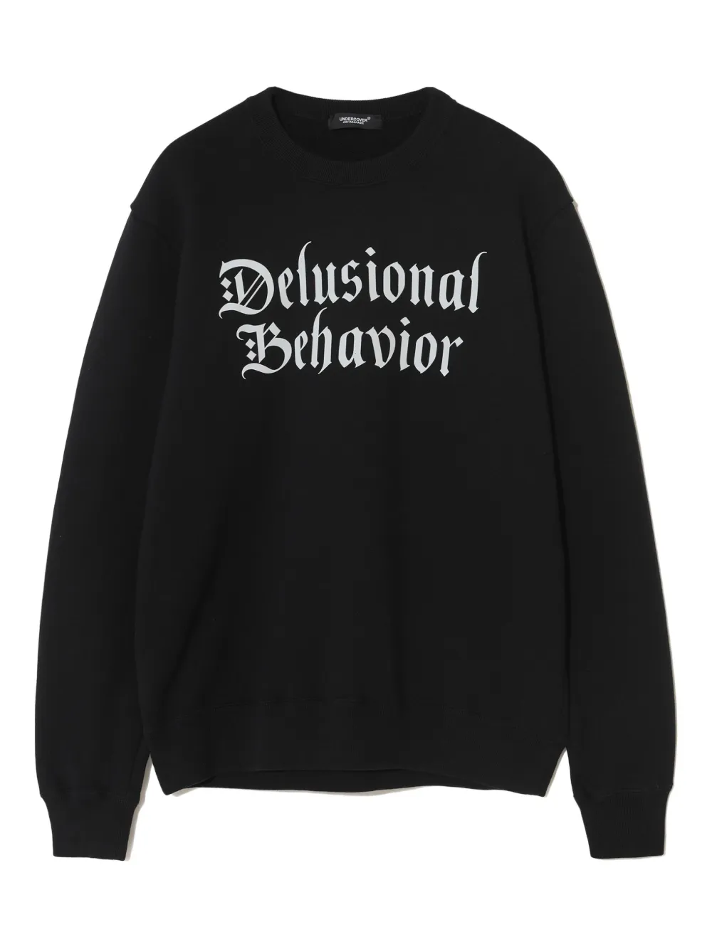 Undercover Sweater met ronde hals en grafische print Zwart