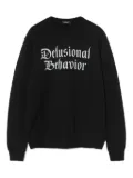 Undercover crew-neck graphic-print sweatshirt - Black