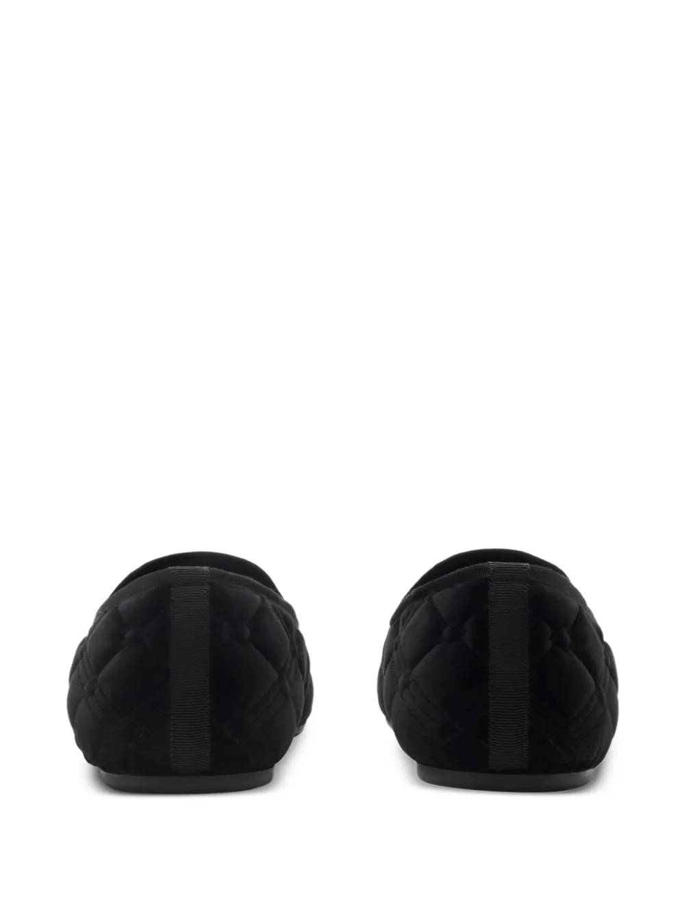 Burberry Estate gewatteerde loafers Zwart