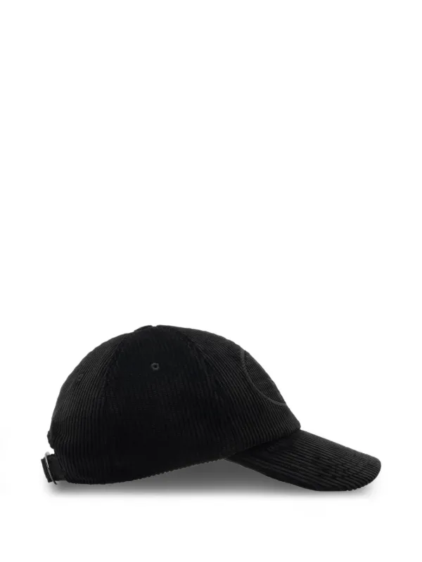 Burberry Black Corduroy Hat, 100% Authenic Like My Other Items. 66810 auth BURBERRY black & white MONOGRAM LOGO Baseball Cap  main image 4