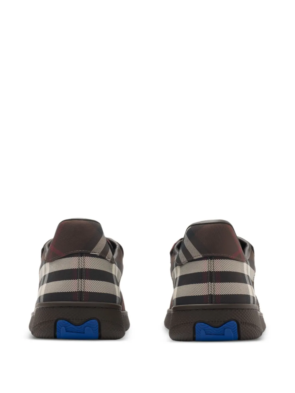 Burberry Geruite sneakers Bruin