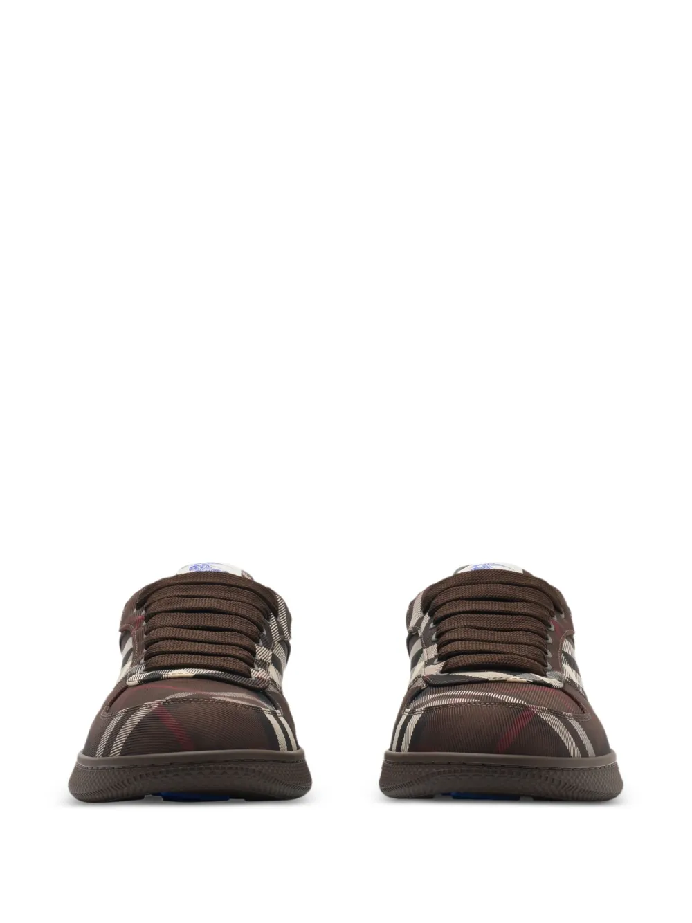 Burberry Geruite sneakers Bruin