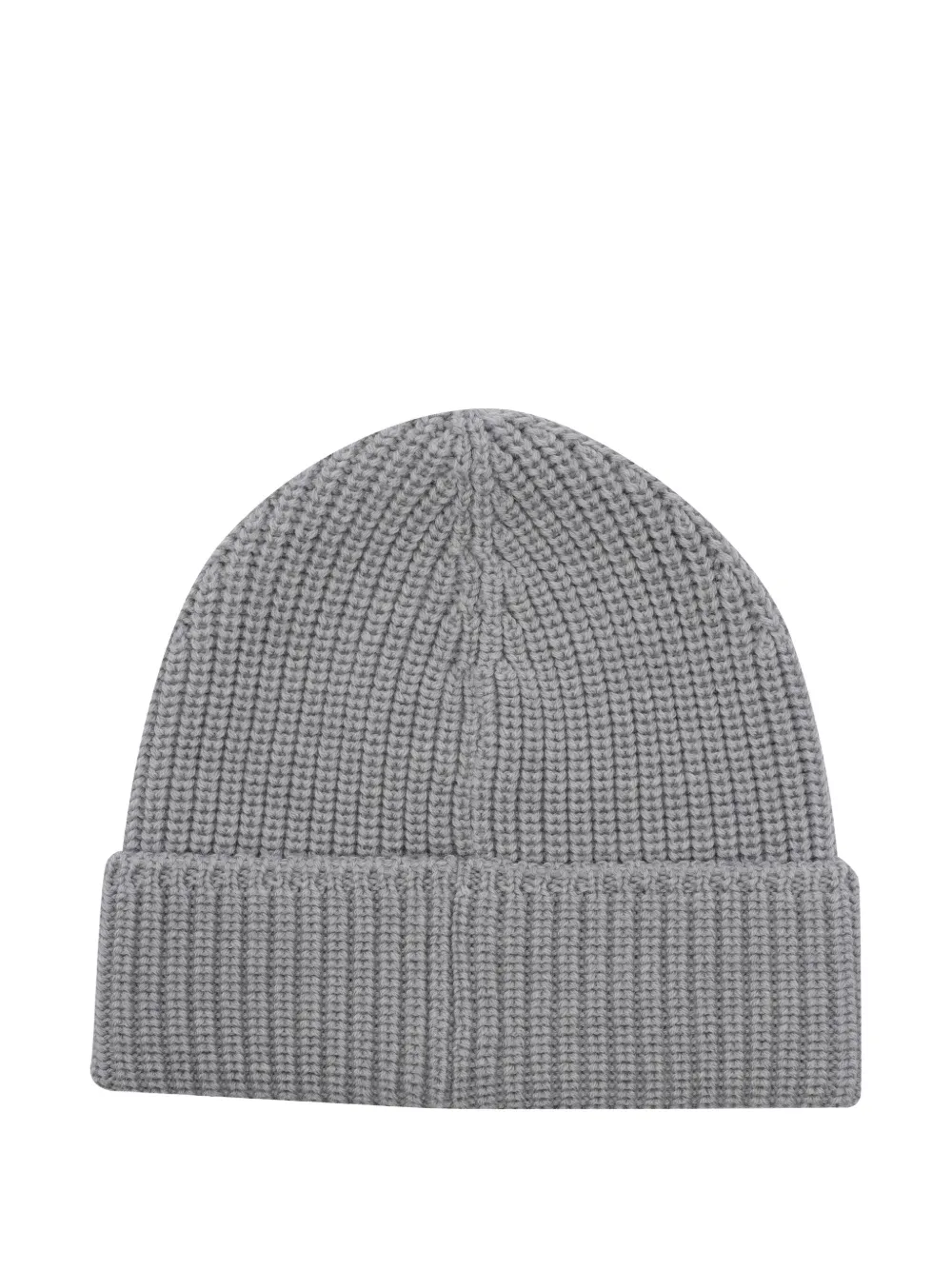 Canada Goose logo-patch ribbed beanie - Grijs