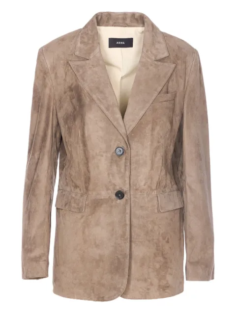 Arma blazer de gamuza con botones