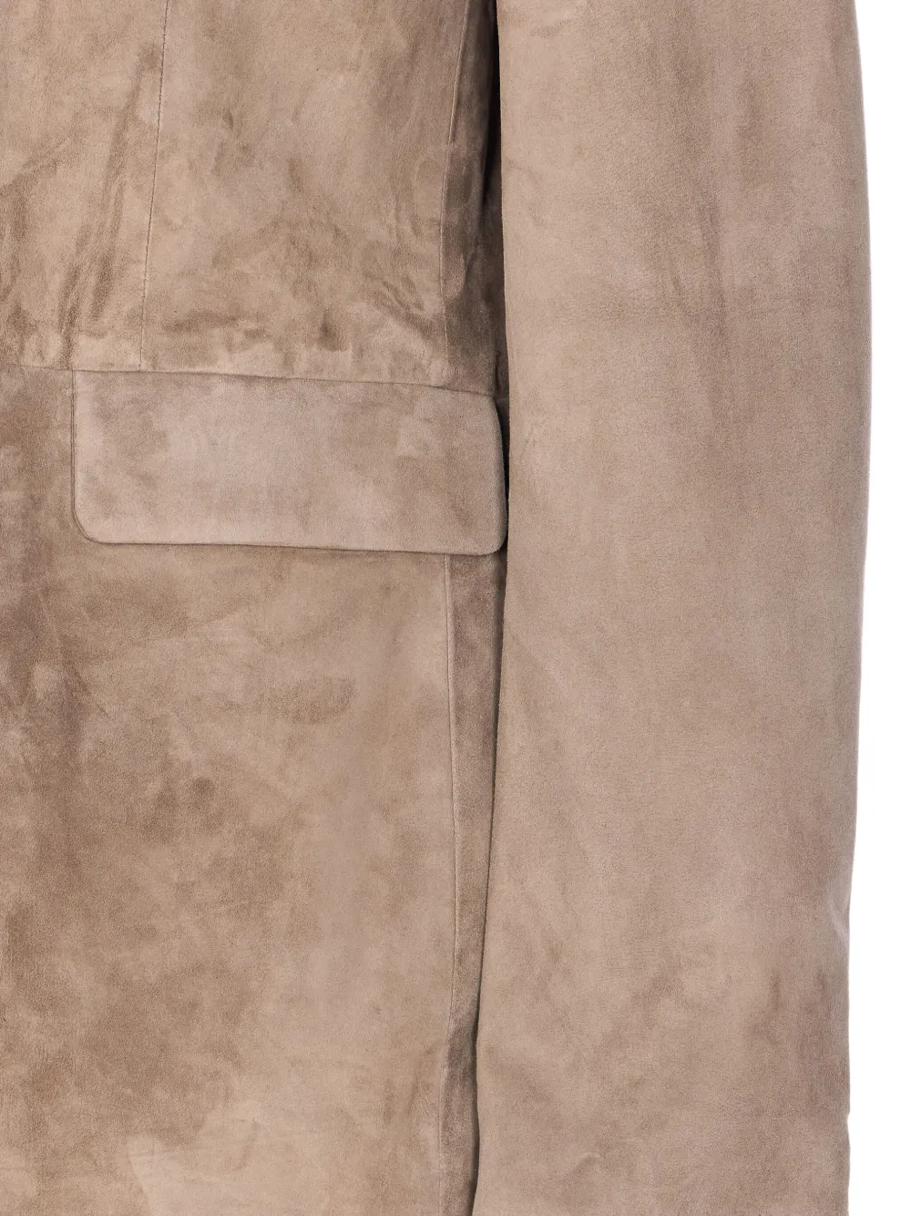 Arma Suède blazer met knoopsluiting Bruin