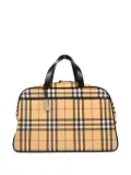 Burberry Pre-Owned 1990-2000s Vintage Check pattern duffle bag - Neutrals