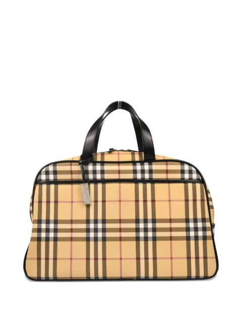 Burberry Pre-Owned 1990-2000s Vintage Check pattern duffle bag