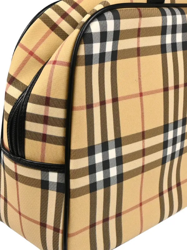 Burberryバッグ Burberry Horse Fairy Bag with Brand Logo, Beige Brown - E-SEVEN STORE