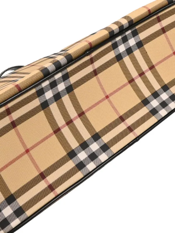 Burberry Pre-Owned 1990-2000s Vintage Check Pattern Duffle Bag