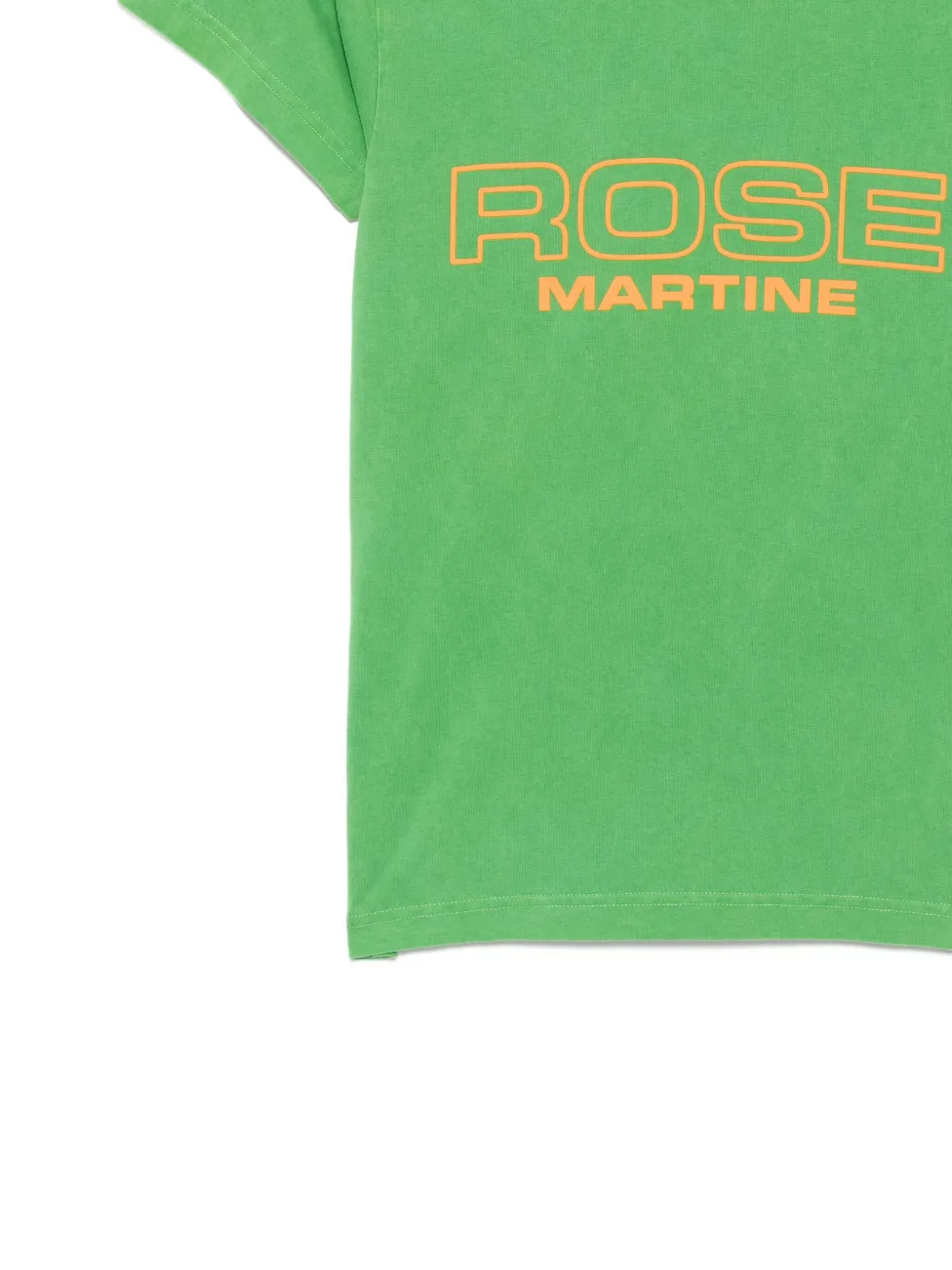 Martine Rose Shrunken T-shirt Groen