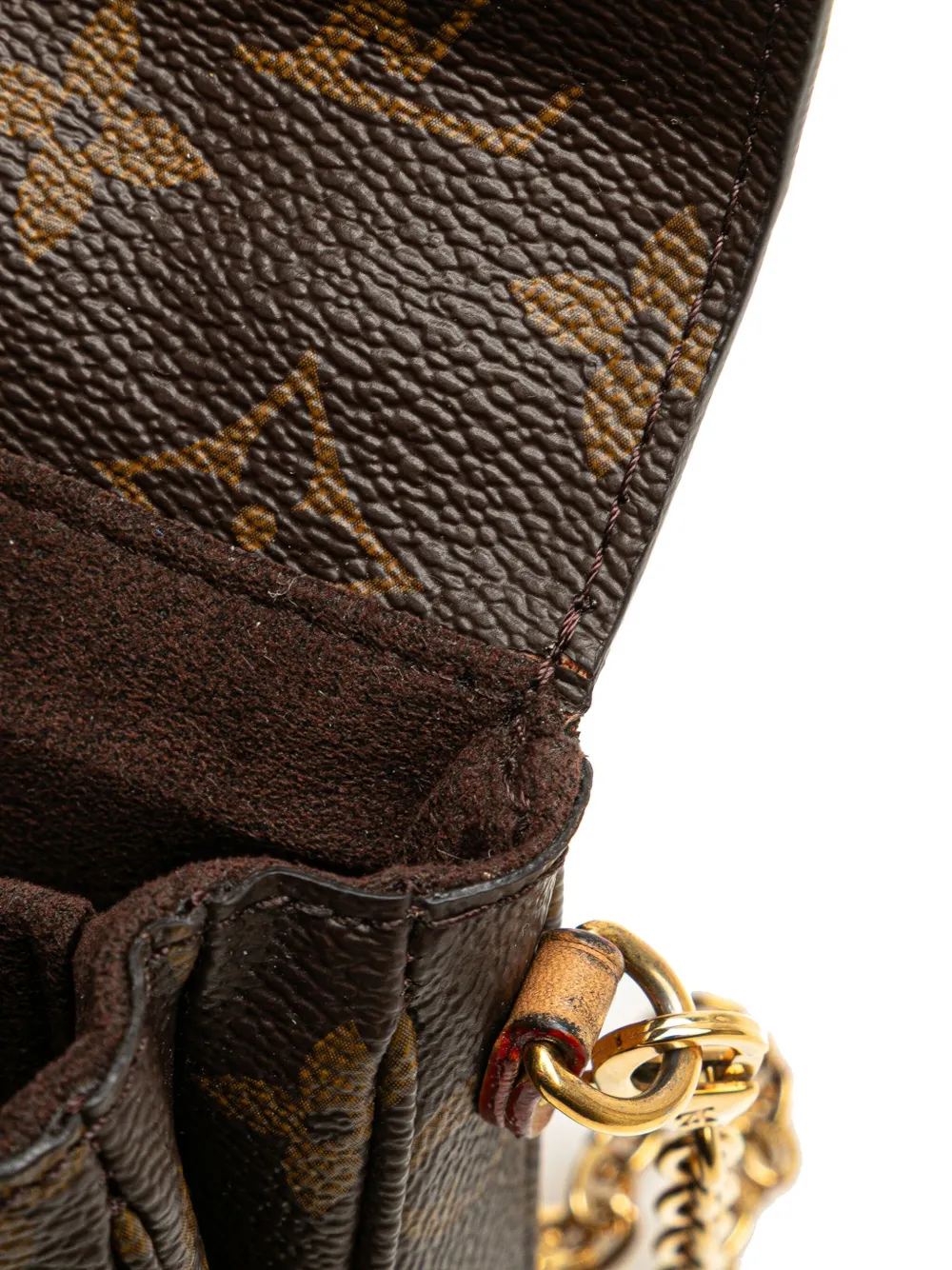 Pre-owned Louis Vuitton 2021-2025 Monogram Micro Metis Satchel In Brown