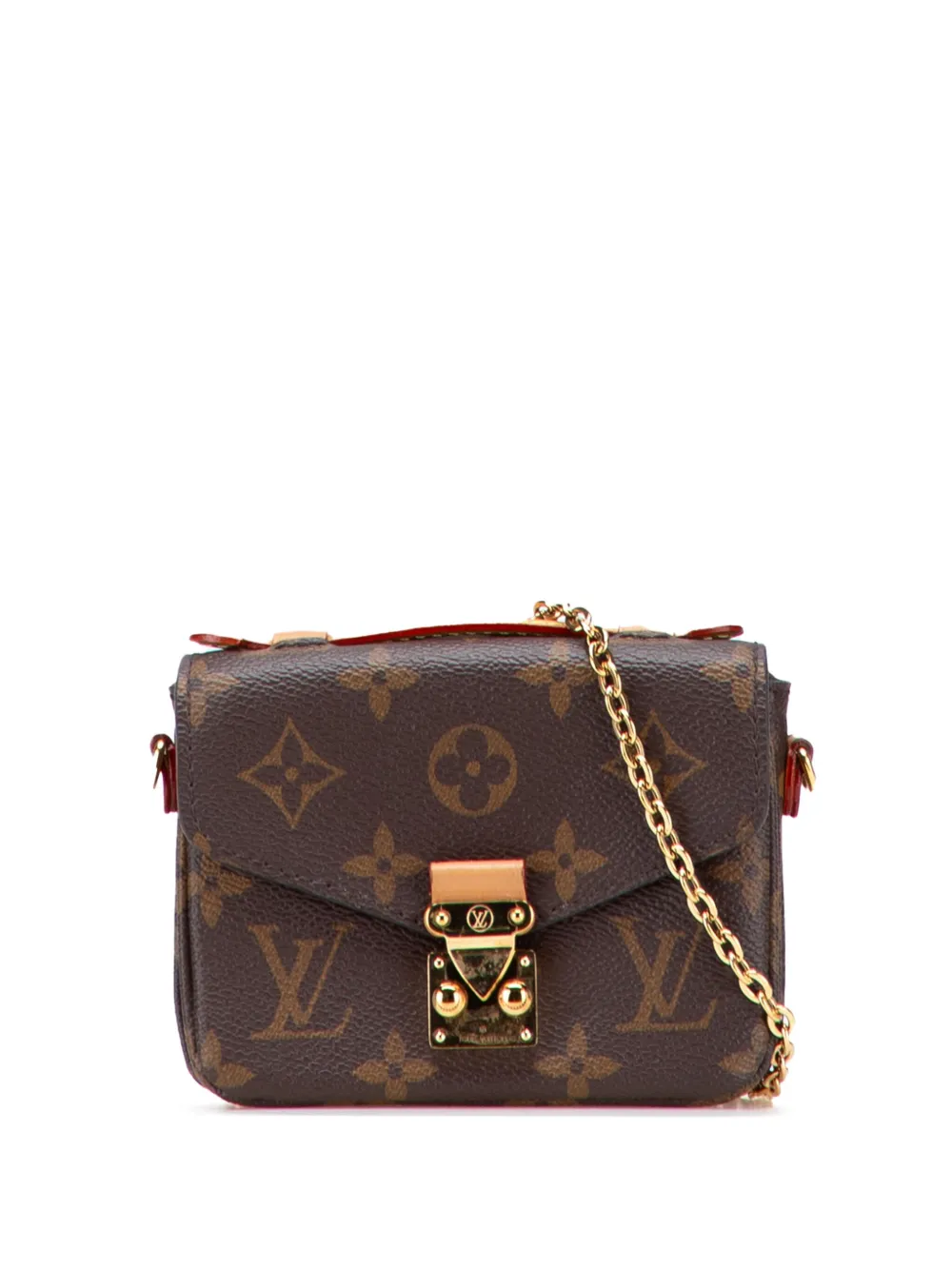 Louis Vuitton Pre-Owned 2021-2025 Monogram Micro Metis satchel - ブラウン Louis Vuitton Pre-Owned 2021-2025 Monogram Micro Metis satchel - ブラウン