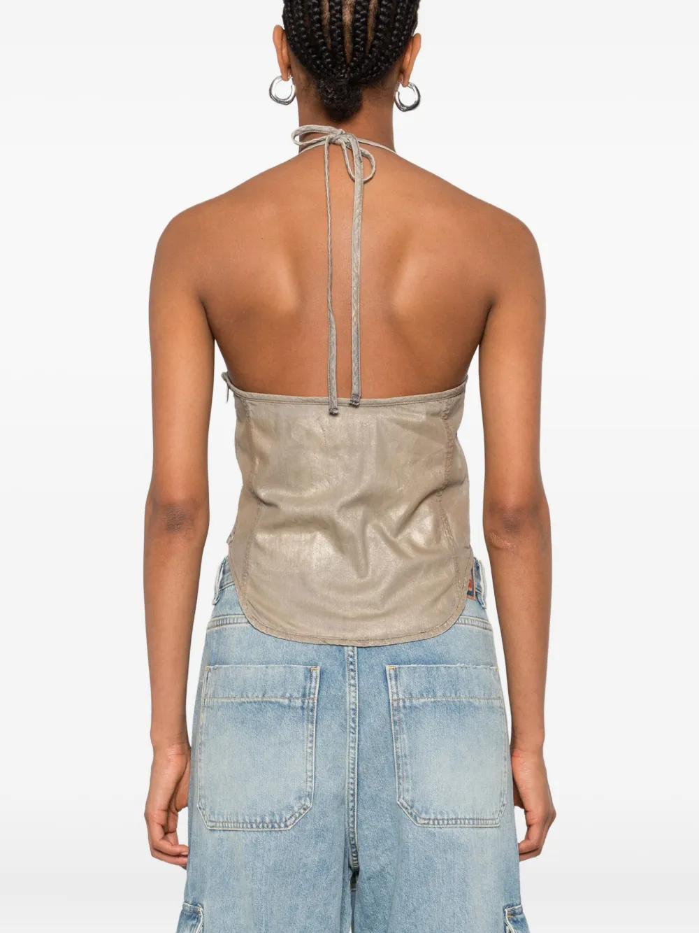 Diesel Top met halternek Goud