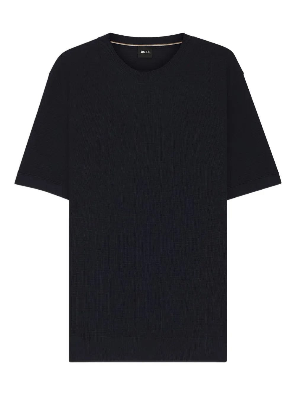 BOSS T-shirt met ronde hals Blauw